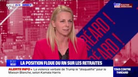 Edwige Diaz (RN): "Notre vision de la retraite n'a pas évolué"