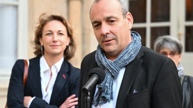 L'ex-secrétaire général de la CFDT Laurent Berger, le 16 mai 2023, à Paris