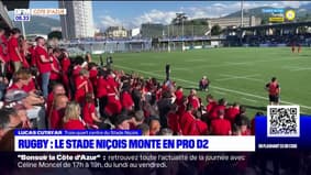 "On vient de marquer l'histoire": le Stade Niçois promu en Pro D2, les joueurs et les supporteurs exultent