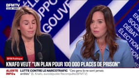 "Enfermer les gens, ce n'est pas immoral", déclare Sarah Knafo, qui propose "un plan pour 100.000 places de prison"
