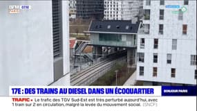 Paris: des trains au diesel en plein écoquartier