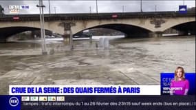 Crue de la Seine: plusieurs quais fermés à Paris