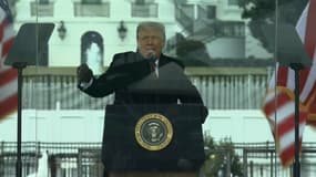 Donald Trump le 6 janvier 2021 à Washington