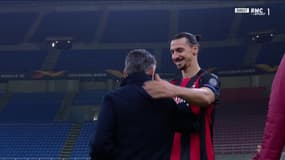 Christophe Galtier et Zlatan Ibrahimovic, le 5 novembre 2020