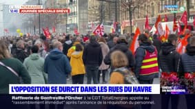 Grève du 23 mars: plus de 50.000 manifestants au Havre selon les syndicats