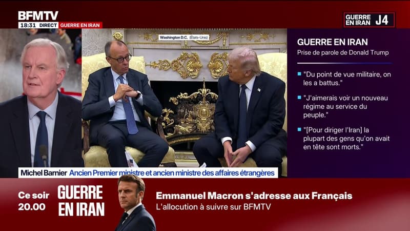 Production d'armes, détroit d'Ormuz, souveraineté: Michel Barnier "tire les leçons" de la guerre en Iran