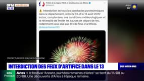 Bouches-du-Rhône: les feux d'artifices interdits jusqu'au 16 août 