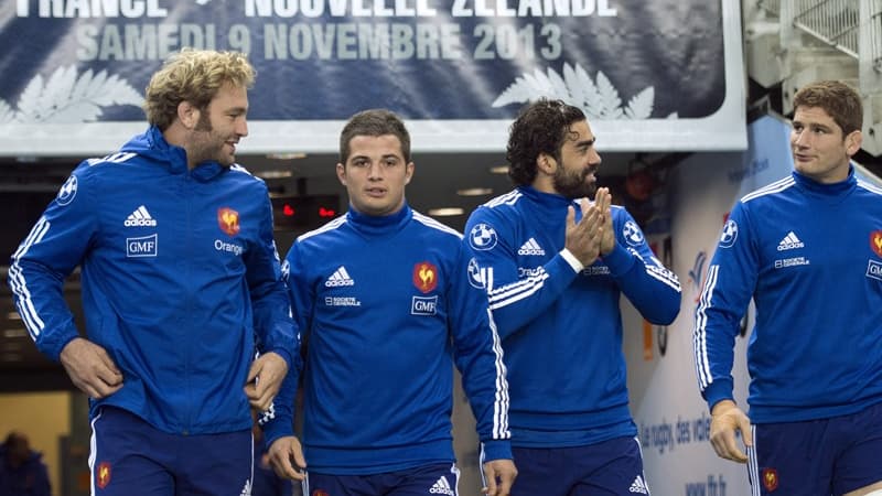 Antonie Claassen, Brice Dulin, Yoann Huget et Pascal Papé défient les All Blacks