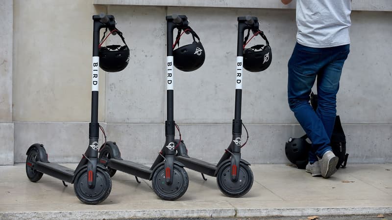 Les trottinettes Bird seront déployées dans le 3e arrondissement de Paris dans un premier temps.