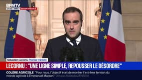 Loi spéciale: "C'est une ligne simple et constante: repousser le désordre", déclare le Premier ministre, Sébastien Lecornu
