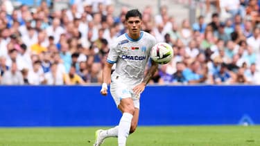 Joaquin Correa lors du match OM-Toulouse (0-0, 5e journée de Ligue 1), le 17 septembre 2023