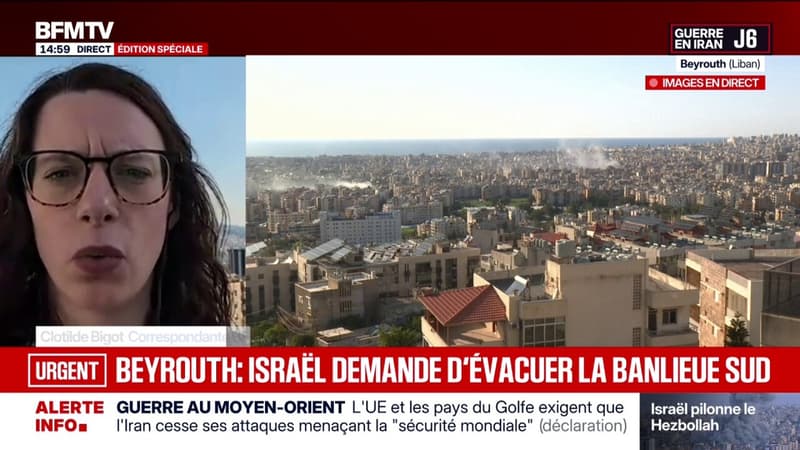 Guerre au Moyen-Orient: des bombardements imminents dans la banlieue sud de Beyrouth