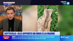 Sotteville-lès-Rouen: une habitante apporte un obus de la Seconde guerre mondiale à la mairie