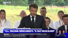 Emmanuel Macron: "Il faut relocaliser" la production de 25 médicaments essentiels en France