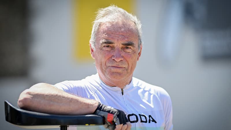 La legende du cyclisme francais Bernard Hinault le 17 juin 2025 2279543