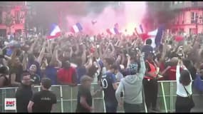 France - Belgique : La fan zone de Paris déchaînée au coup de sifflet final