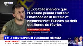 G7: Volodymyr Zelensky réclame plus d'équipements militaires pour repousser les troupes russes dans le Donbass