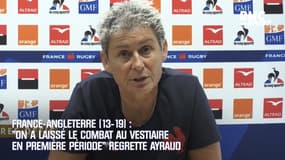 XV de France (F) : « On a laissé le combat au vestiaire en première période » regrette Hayraud