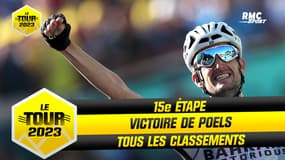 Tour de France E15 : Poels s'impose en solitaire, Pogacar et Vingegaard inséparables, tous les classements