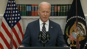 Le président américain Joe Biden annonce de nouvelles sanctions.