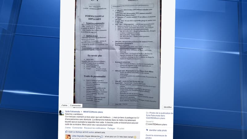 Après avoir distribué son CV dans le métro, un homme sans domicile a été embauché en CDI.