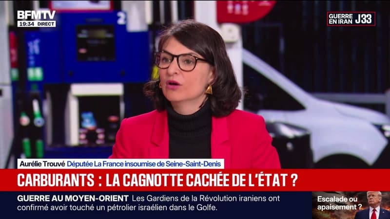 Carburants: "Il est urgent de bloquer les prix", affirme Aurélie Trouvé, députée La France insoumise de Seine-Saint-Denis