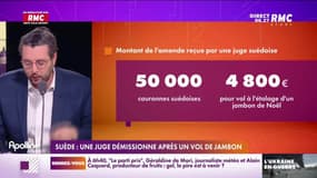 Les histoires de Charles Magnien : Une juge de Suède démissionne après un vol de jambon - 04/04 