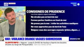 Var: le département placé en vigilance orange vagues-submersion