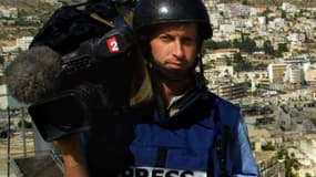 Le journaliste Gilles Jacquier, en Syrie, en 2002. 