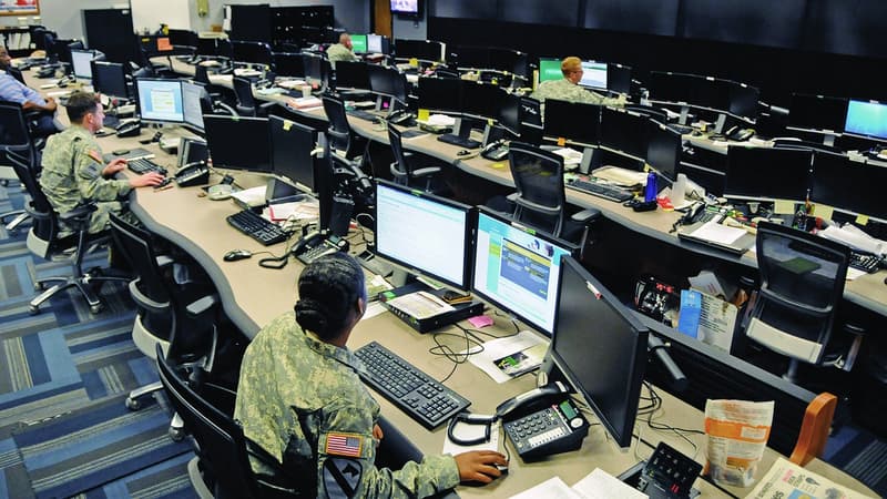 Le centre d'opération cyber de Fort Gordon, Georgia