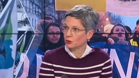 Sandrine Rousseau sur BFMTV le 19 janvier 2023. 