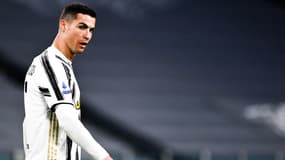 Cristiano Ronaldo déçu lors d'un match de la Juventus