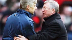 Arsène Wenger et Alex Ferguson