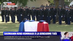 Darmanin rend hommage à la gendarme tuée - 09/07