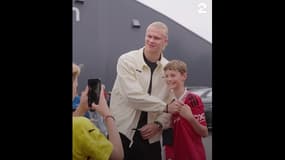 Erling Haaland à Bryne (Norvège) le 21/06/2023