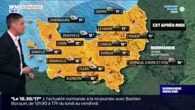 Météo Normandie: des averses ce dimanche, jusqu'à 11°C à Dieppe et 12°C à Caen