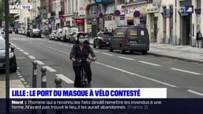 Lille: le masque pour les cyclistes contesté