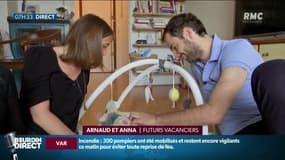 "Ça ne sera pas facile. On ne fera pas les malins", Arnaud et Anna partiront en vacances sans leur enfant de 5 mois 