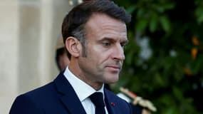 Emmanuel Macron le 4 octobre 2024, à Paris