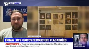 Épinay: Des photos de policiers placardées - 15/04