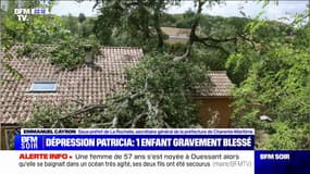Enfant blessé par une chute d'arbre en Charente-Maritime: "Il a été évacué avec un traumatisme crânien et venait d'être réanimé", indique le sous-préfet de La Rochelle 