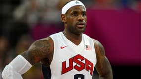 LeBron James avec Team USA lors des Jeux olympiques de Londres, le 08/08/2024