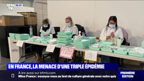 Covid, grippe, bronchiolite: la France sous la menace d'une triple épidémie