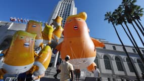 Des manifestants anti-Trump à Hollywood en octobre 2018