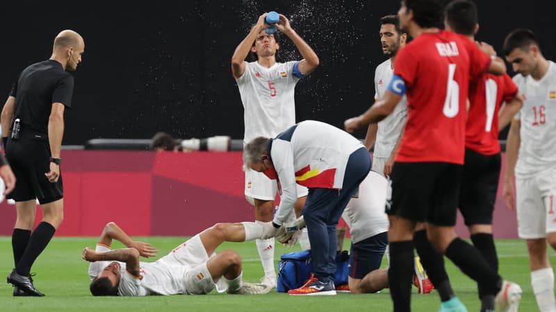 JO 2021: la blessure impressionnante de l'Espagnol Ceballos, touché à une cheville