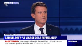 Manuel Valls sur l'hommage à Samuel Paty: "Cette cérémonie était particulièrement émouvante"