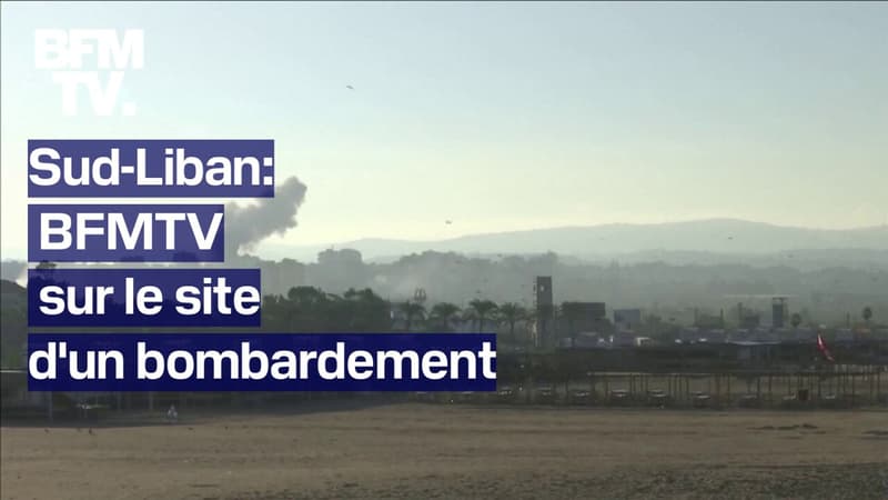 Sud-Liban: BFMTV sur le site d'un bombardement