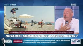 "Entre 0 et 6 ans, les parents doivent être dans l'eau avec l'enfant" insiste le maître-nageur Axel Lamotte
