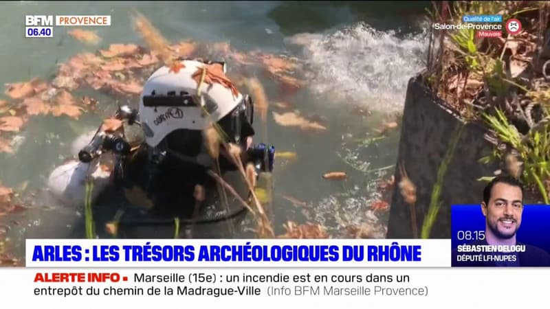Arles: une campagne de recherches archéologiques dans le Rhône