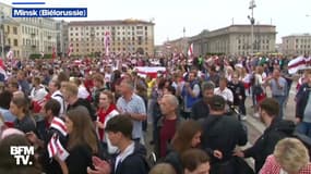 Biélorussie: des milliers de manifestants à nouveau dans les rues de Minsk contre la réélection de Loukachenko